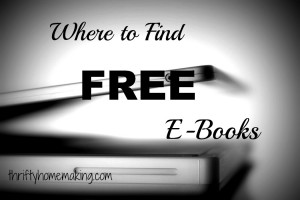 Where To Find FREE E-Books