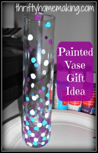 painted vase gift