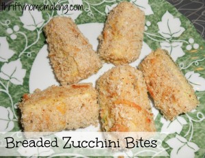 Breaded Zucchini Bites