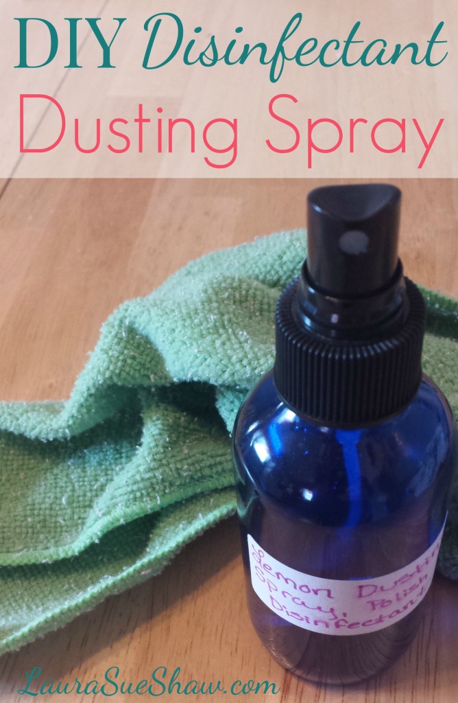 DIY Disinfectant Dusting Spray