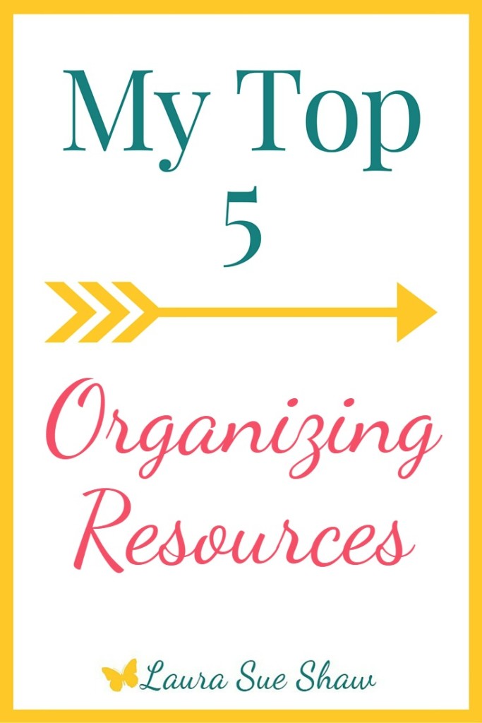 Organizing can be hard. So I'm sharing 5 of my favorite organizing resources that make simplifying your life a little easier.