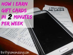 How I Earn Gift Cards in 2 Minutes per Week