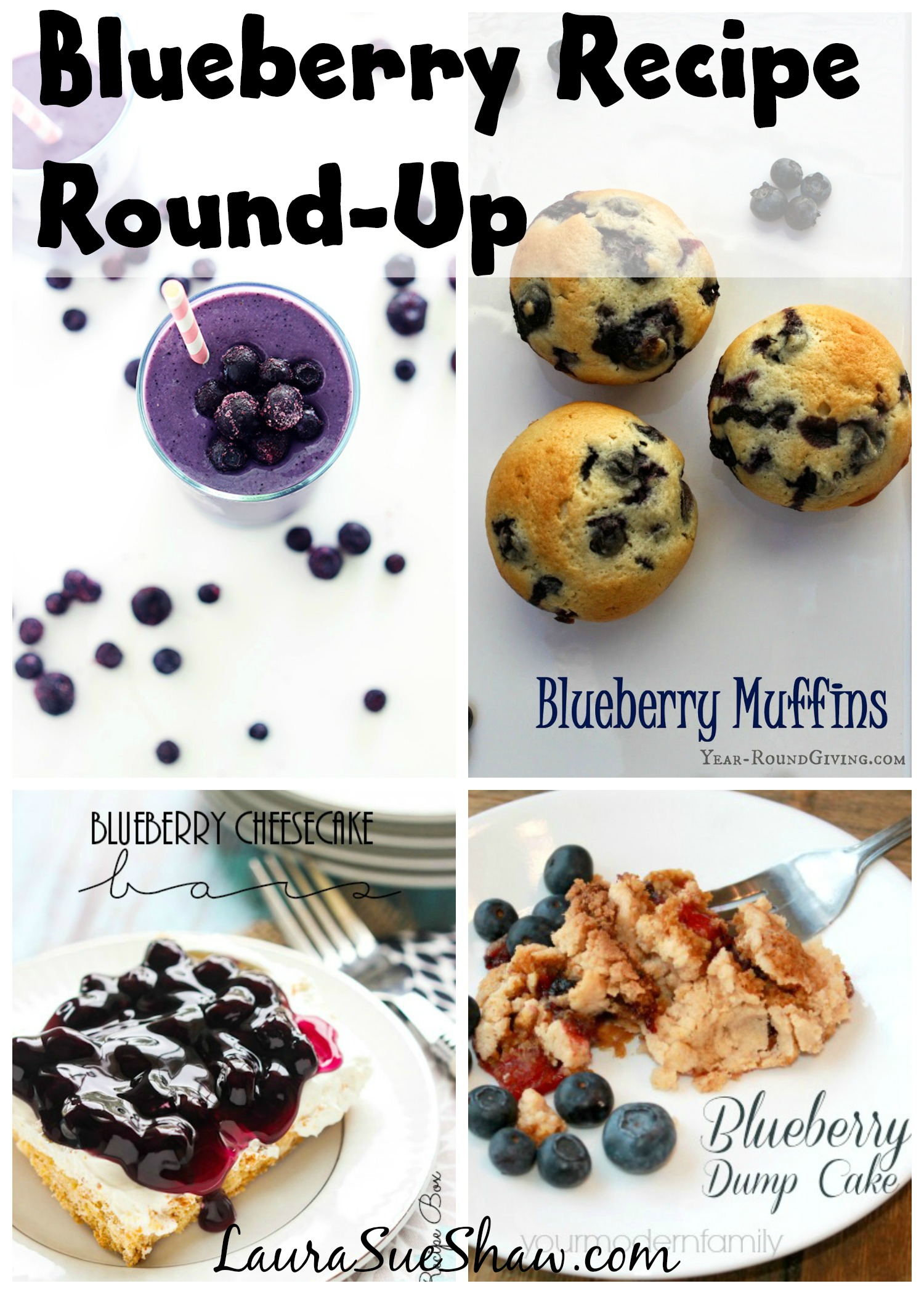 Blueberry Recipe Roundup