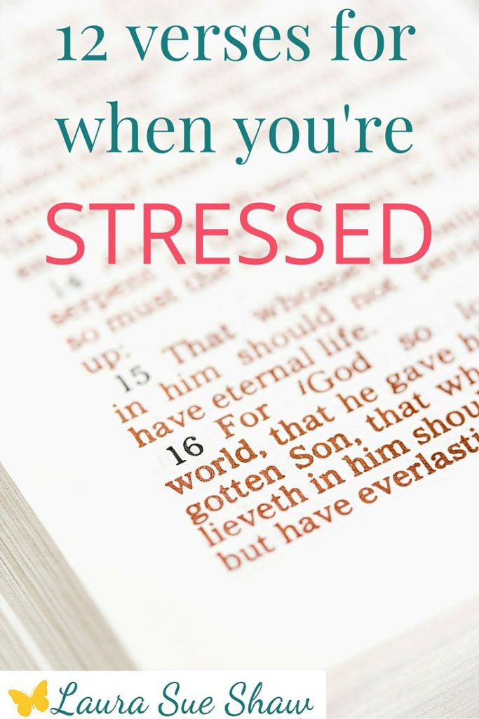 Find comfort and peace in these Bible verses when you feel stressed and overwhelmed.