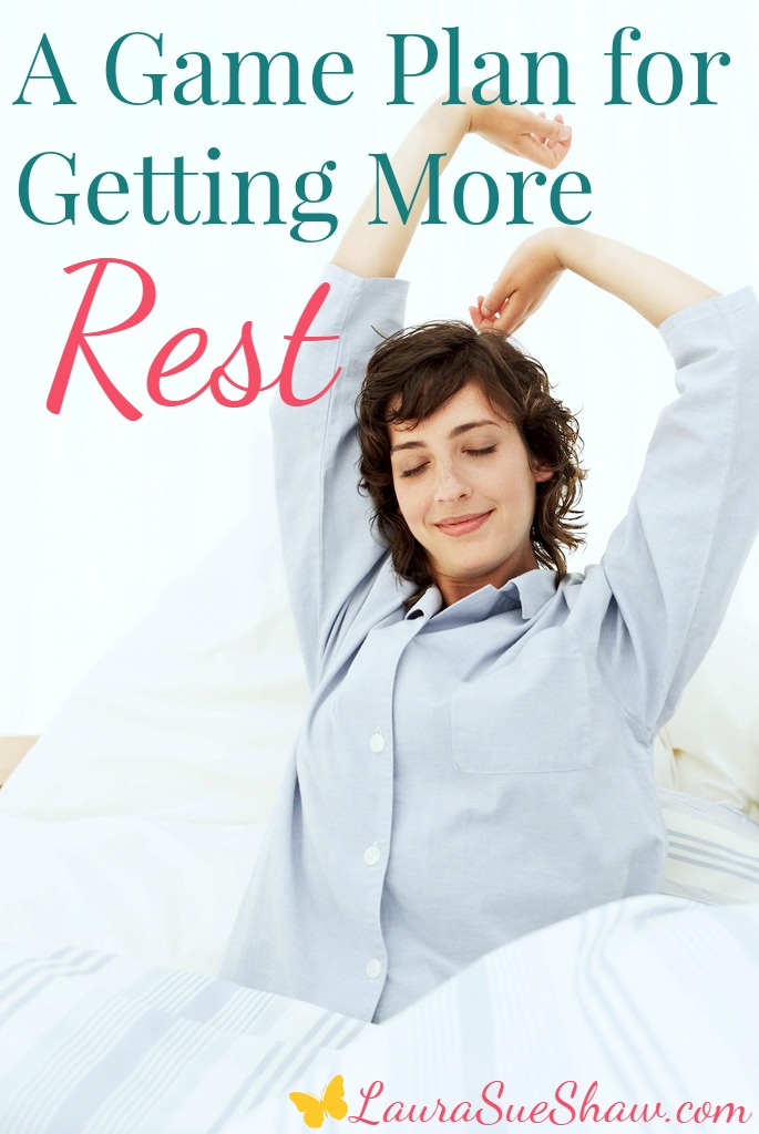 A Game Plan for Getting More Rest