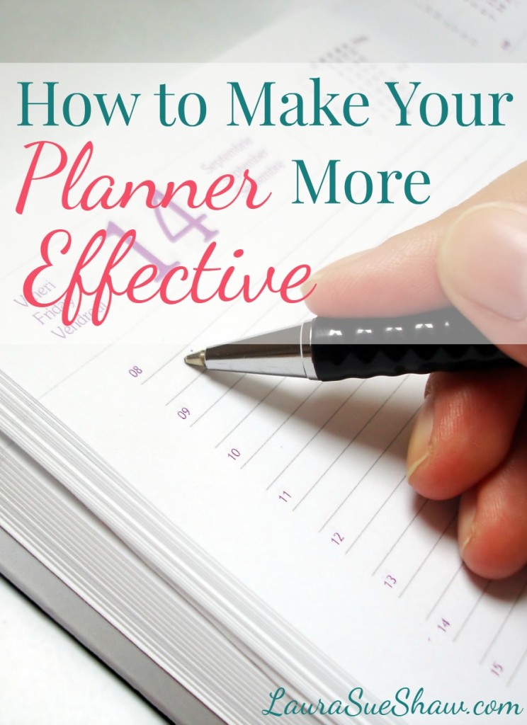 How to Make Your Planner More Effective