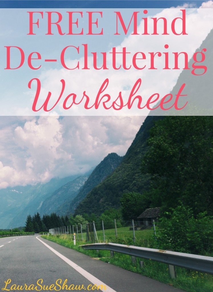 Free Mind DeCluttering Worksheet