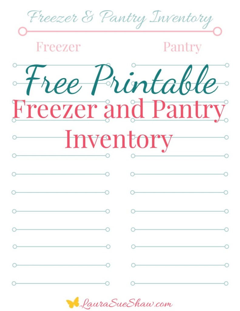 Freezer & Pantry Inventory