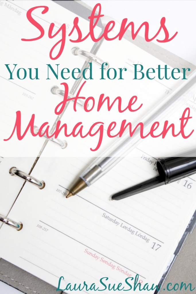 These 4 vital systems will help you get your home management under control for a happier, more organized home and family.