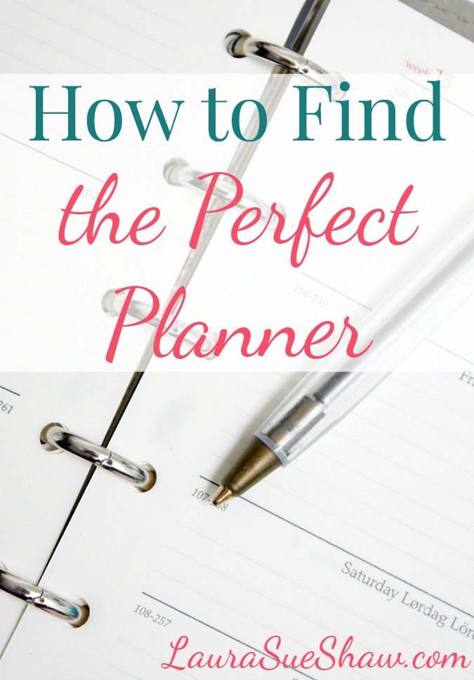 How to Find the Perfect Planner