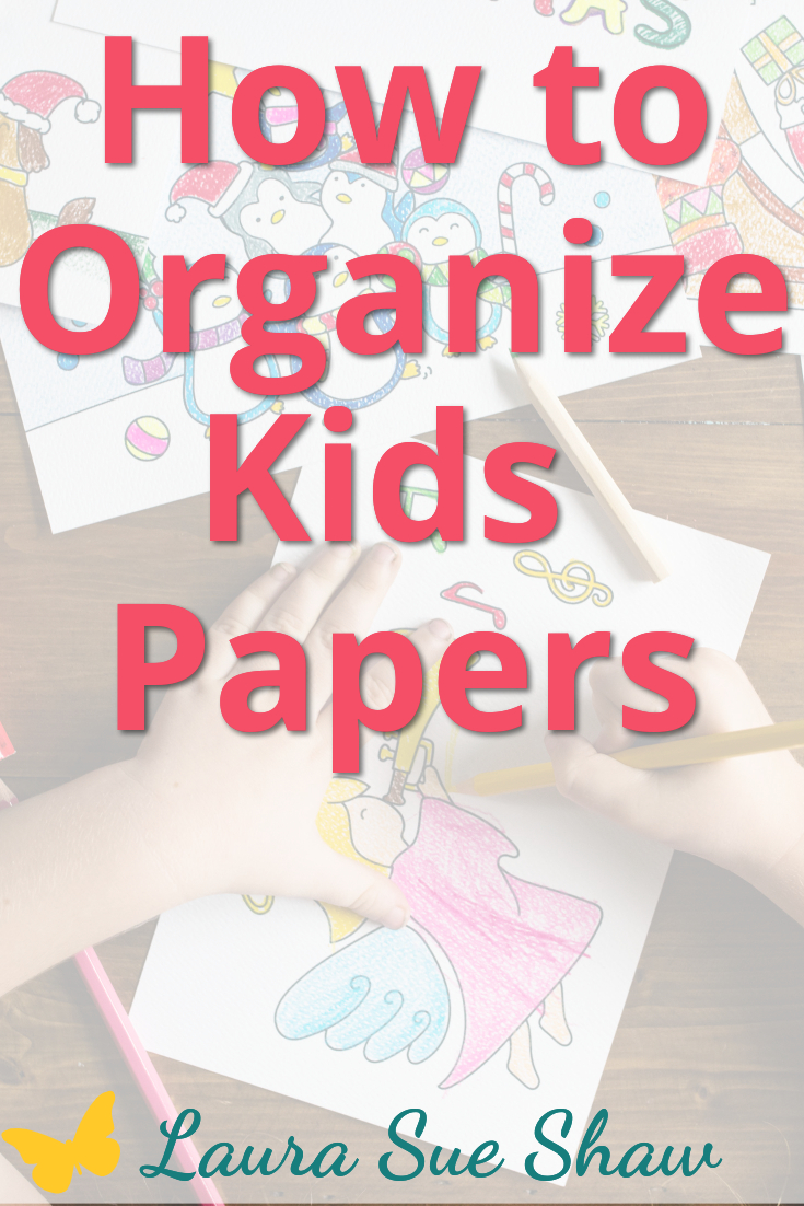 Kids papers piling up? Learn how to organize kids papers by creating a system to keep them in order and prevent them from overtaking your home.