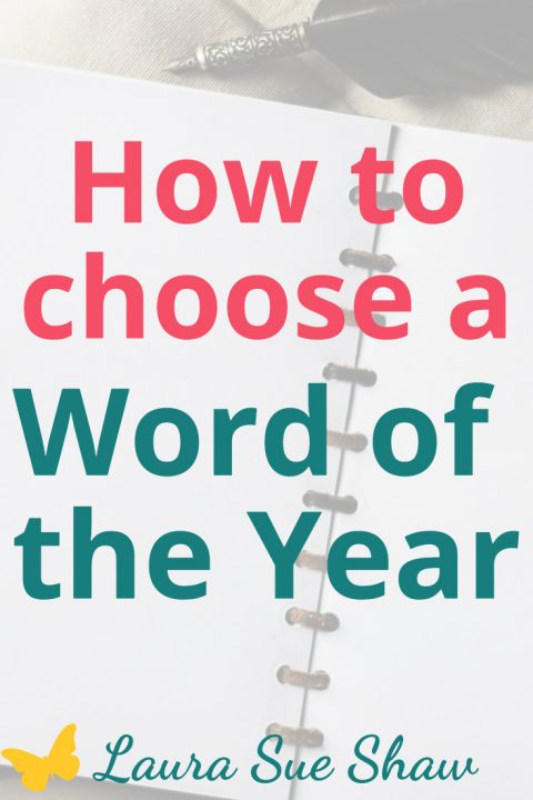 How to Choose a Word of the Year | My 5-Step Process