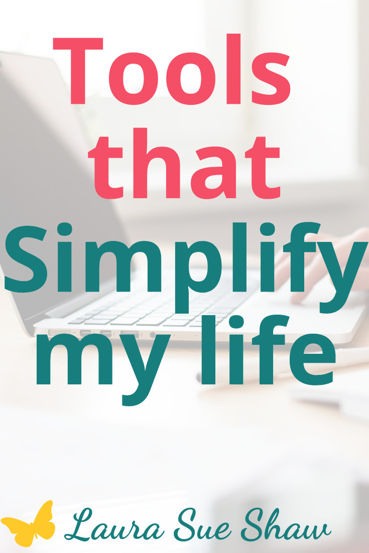 Here I'm sharing some tools that simplify my life. All have helped me save some time and sanity. If you want to simplify, they're worth looking into.