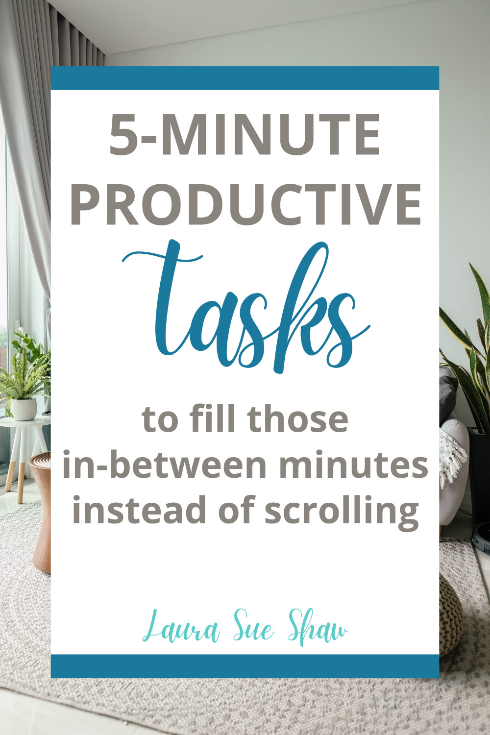 Use those "in-between" moments in a smart way with this list of productive tasks that take just 5 minutes or less.