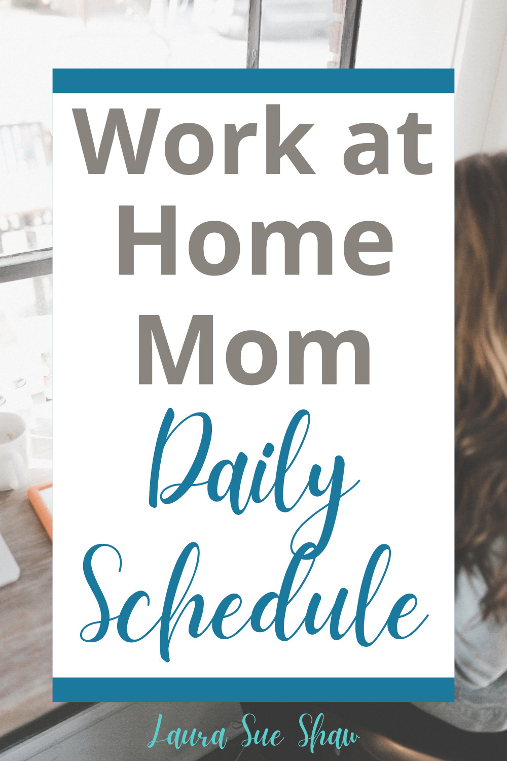 Take a behind-the scenes look at my work from home mom daily schedule as I juggle parenting, housework, and running a business.