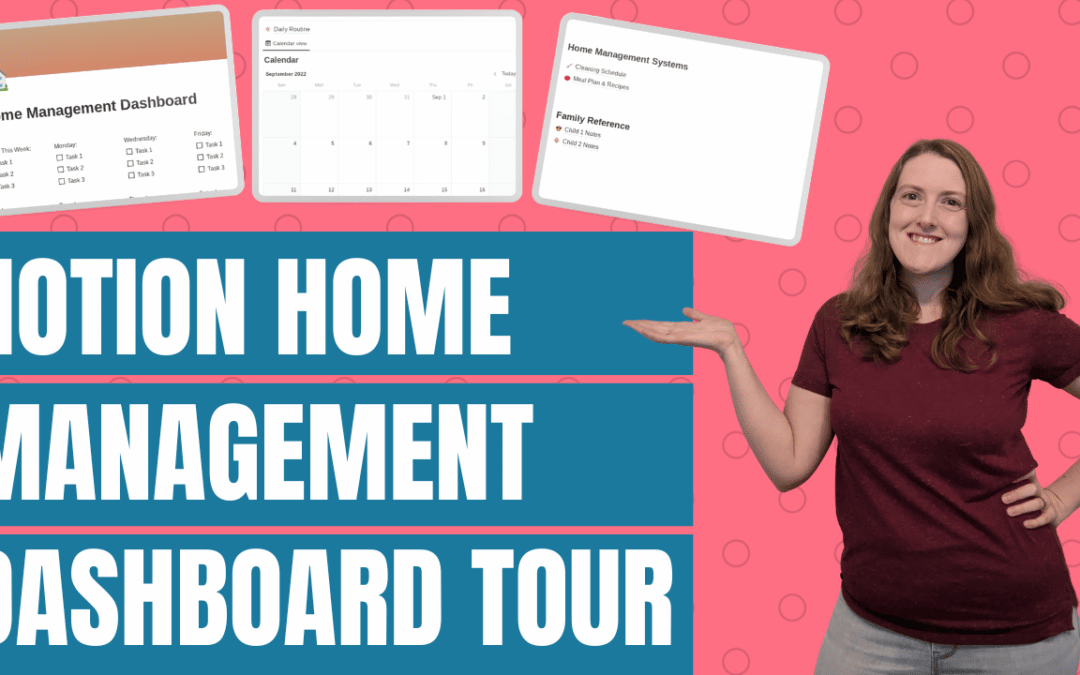 Notion Home Management Dashboard Tour